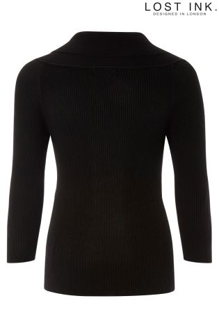 Lost Ink 3/4 Length Sleeve Jumper